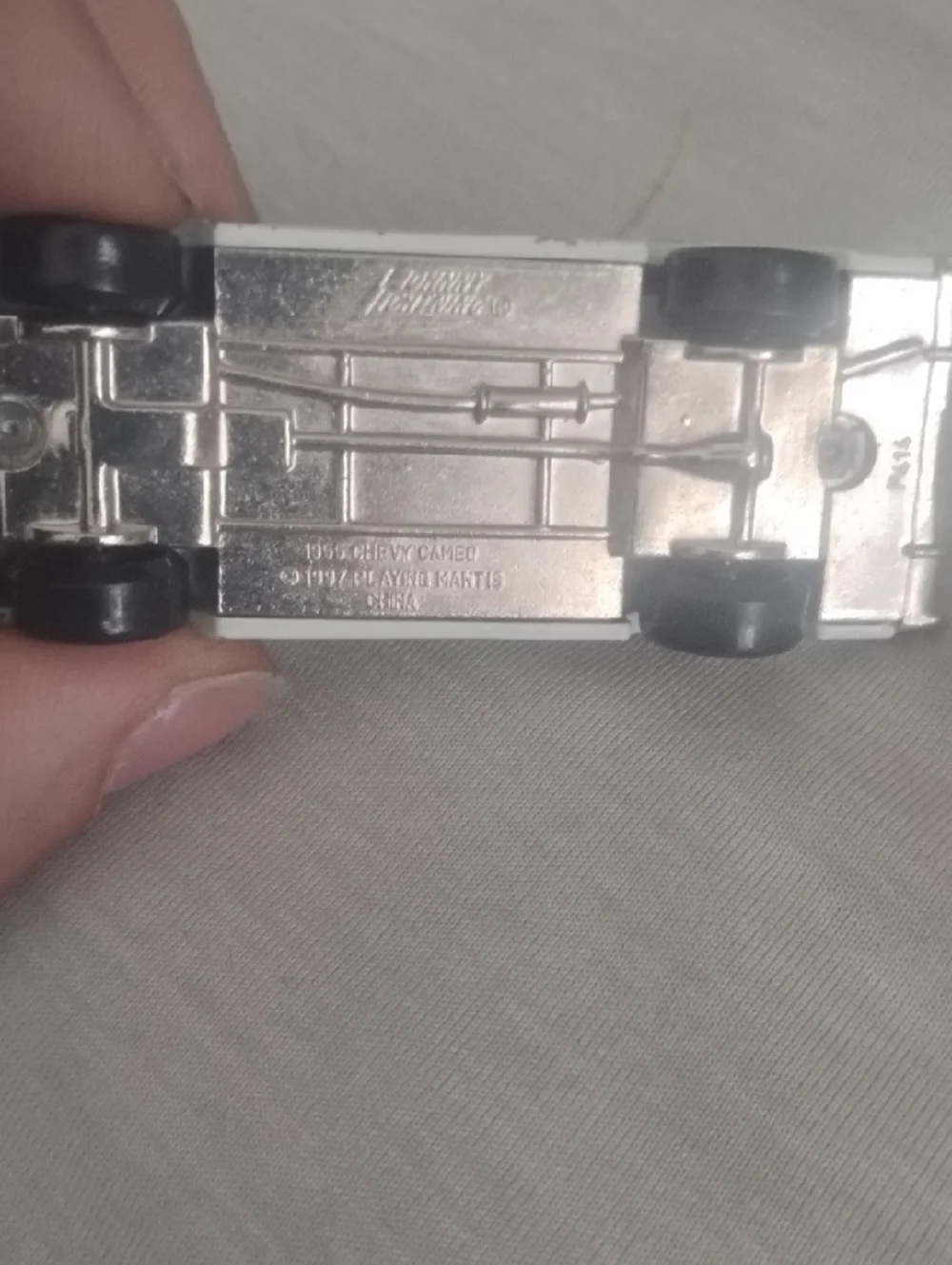 Water Works White Toy Truck - Monopoly Collectible